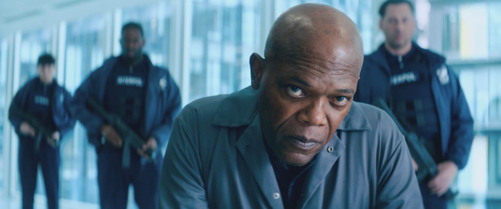 DARIUS KINCAID (Samuel L. Jackson) in THE HITMAN'S BODYGUARD.